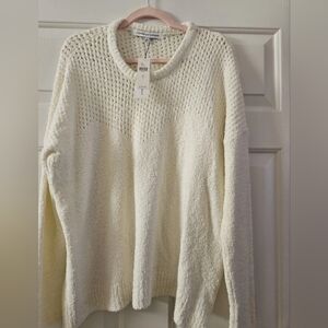 NWT Anthropologie Cupcakes and Cashmere Pullover, Ivory, Sz Large